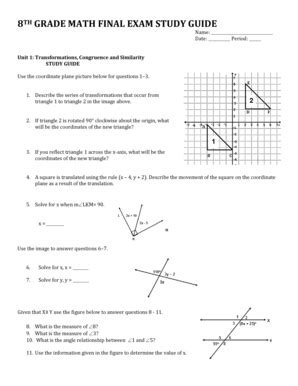 Not only are functions fun, they are the basis of all of Algebra 1 - linear, quadratic, and exponential. . Transformation study guide 8th grade answer key